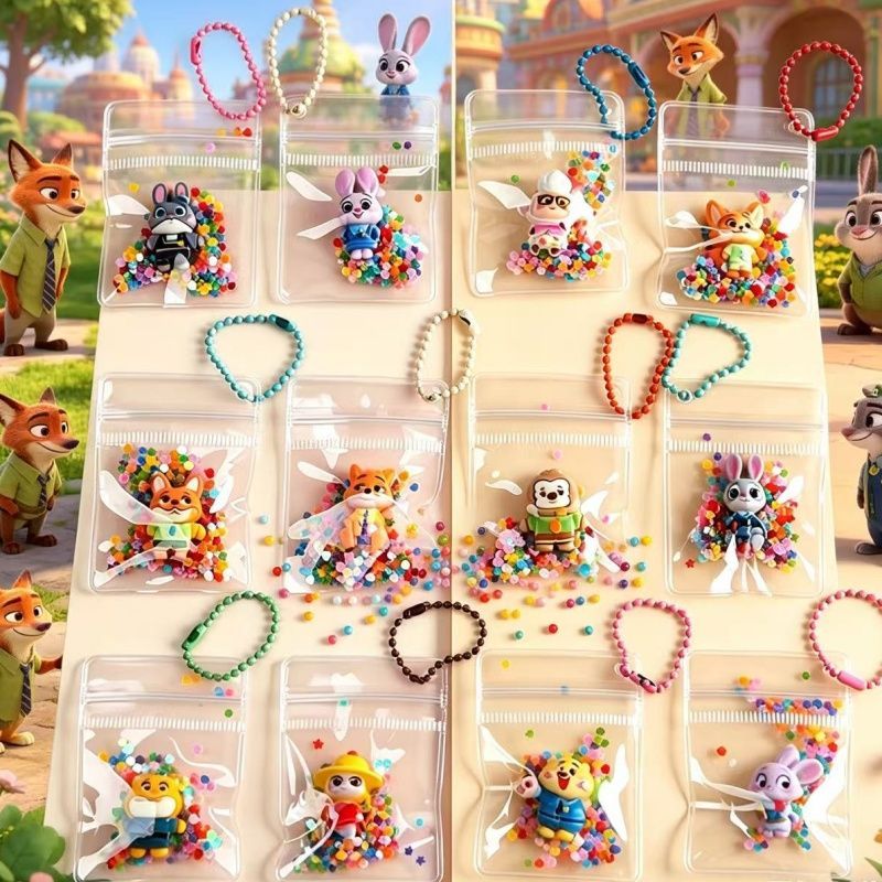 Zootopia Party Games - Zootopia Gantungan Kunci Mini Dekorasi untuk