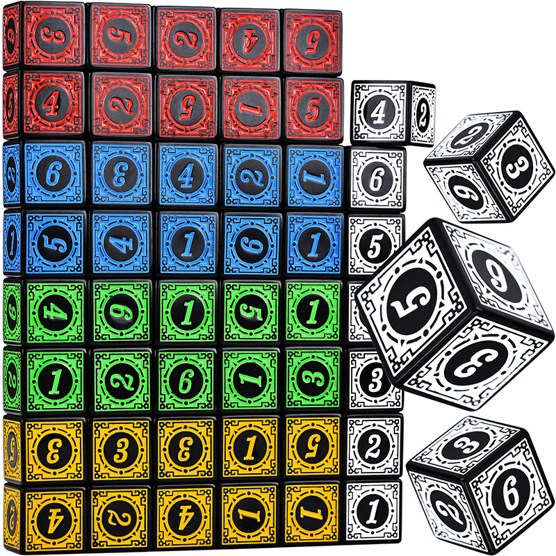 Party Games Adult Birthday - 10 buah/Set Set dadu akrilik D6