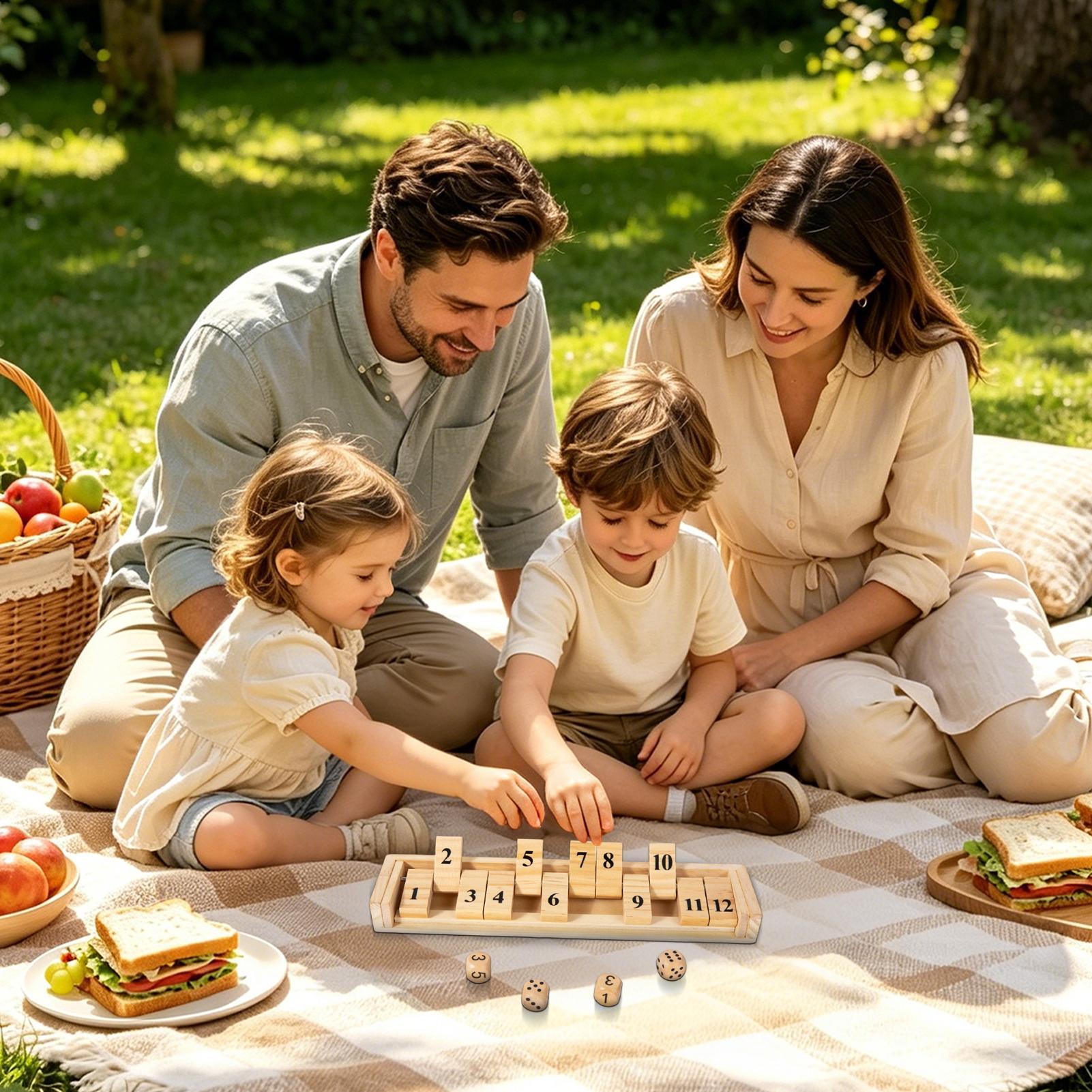 Party Games Usa - Permainan Shut The Box Papan Angka