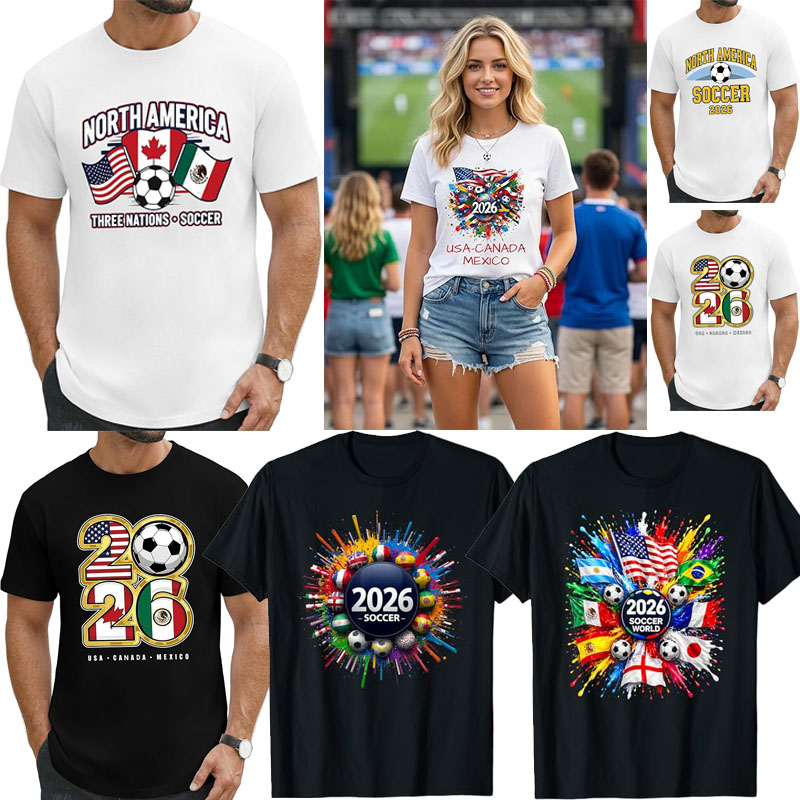 Party Games Usa - Kaos Pria Suporter Sepak Bola 2026