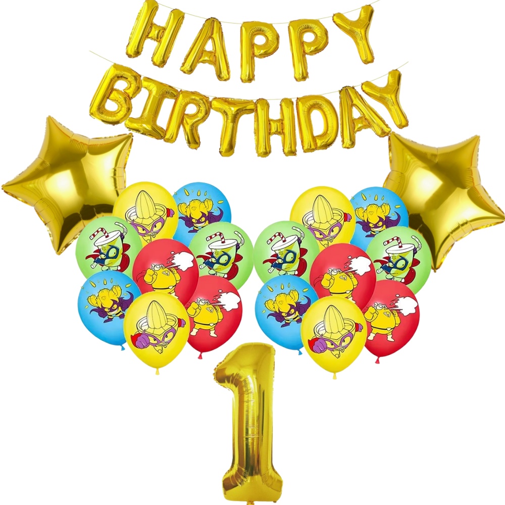 Party Games Easter For Kids - Set Balon Angka Dekorasi Pesta Ulang