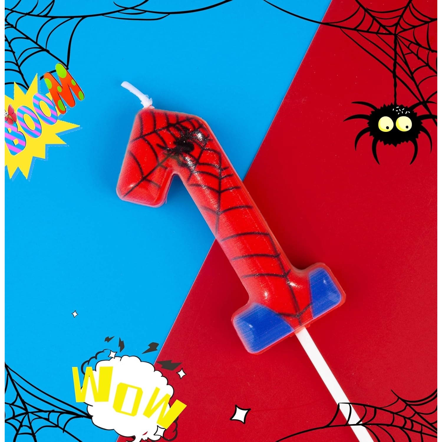 Party Games Adult Birthday - Lilin Ulang Tahun Spider Party 0-9,