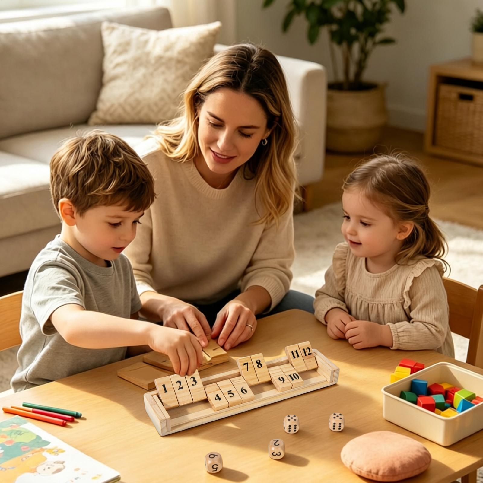 Permainan Shut The Box Papan A - Party Games Usa ulasan dan harga