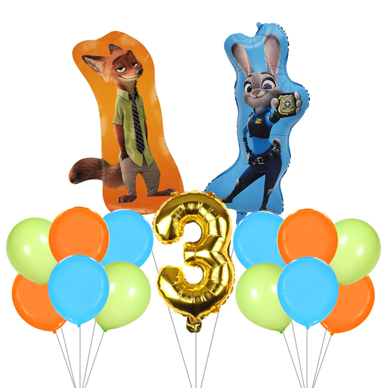 Paket Balon Karakter Zootopia  - Zootopia Party Games ulasan dan harga