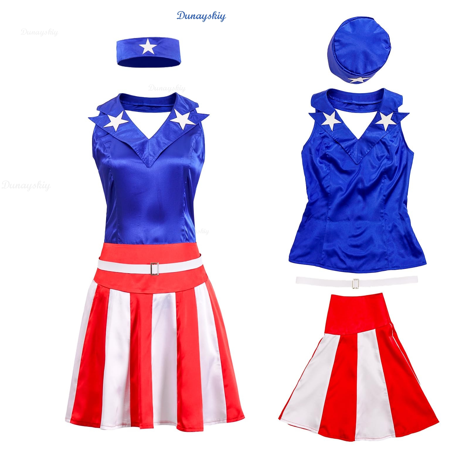 Gaun Bendera Cheerleading Amer - Party Games Usa ulasan dan harga