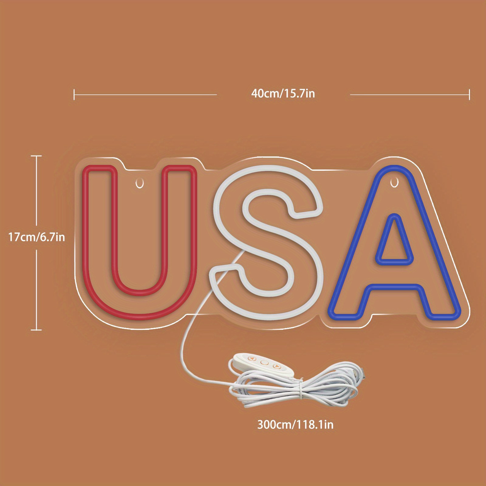Tanda lampu Neon LED USA-sempu - Party Games Usa ulasan dan harga