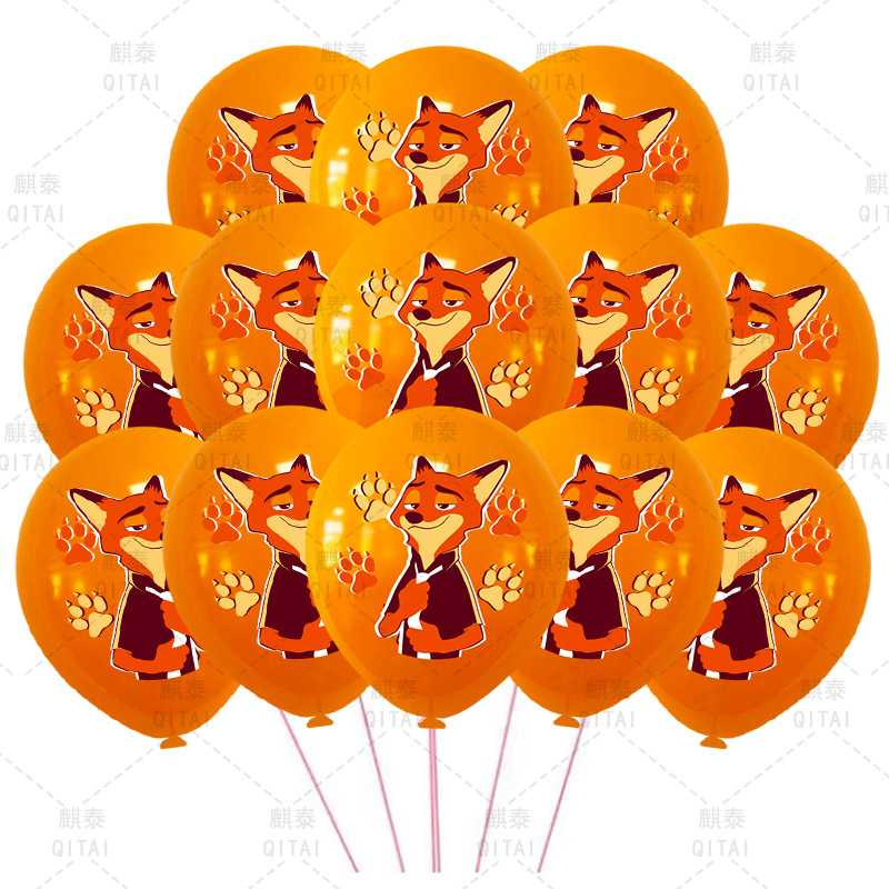 Balon Zootopia Baru Balon Late - Zootopia Party Games ulasan dan harga