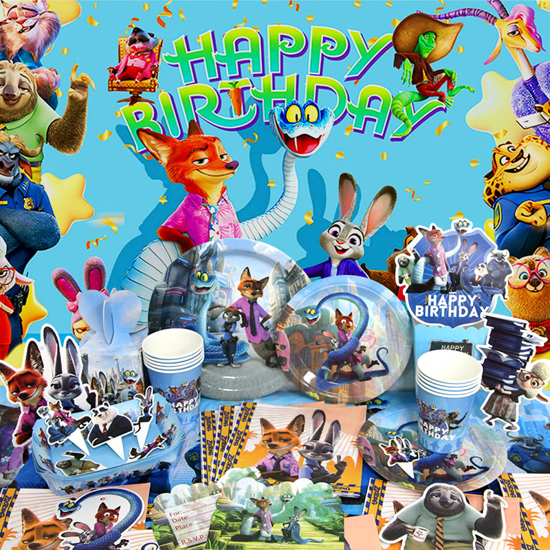Dekorasi Pesta Ulang Tahun Zoo - Zootopia Party Games ulasan dan harga