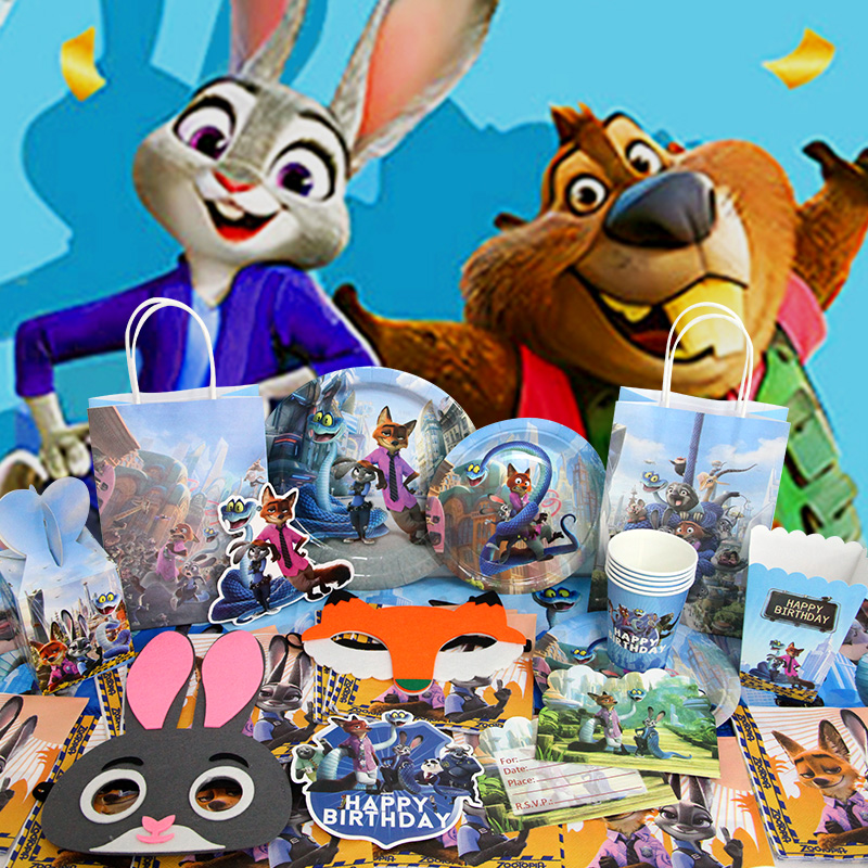 Dekorasi Pesta Ulang Tahun Zoo - Zootopia Party Games ulasan dan harga