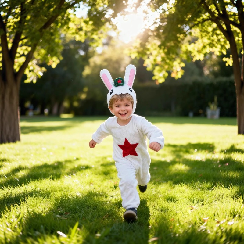 Kostum Paskah Putih Anak-anak  - Party Games Easter For Kids ulasan dan harga