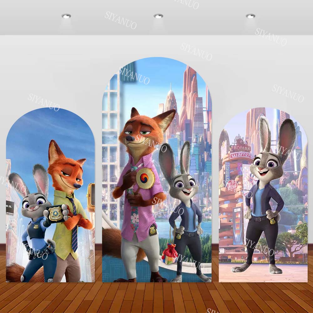 Dekorasi Latar Belakang Pesta  - Zootopia Party Games ulasan dan harga