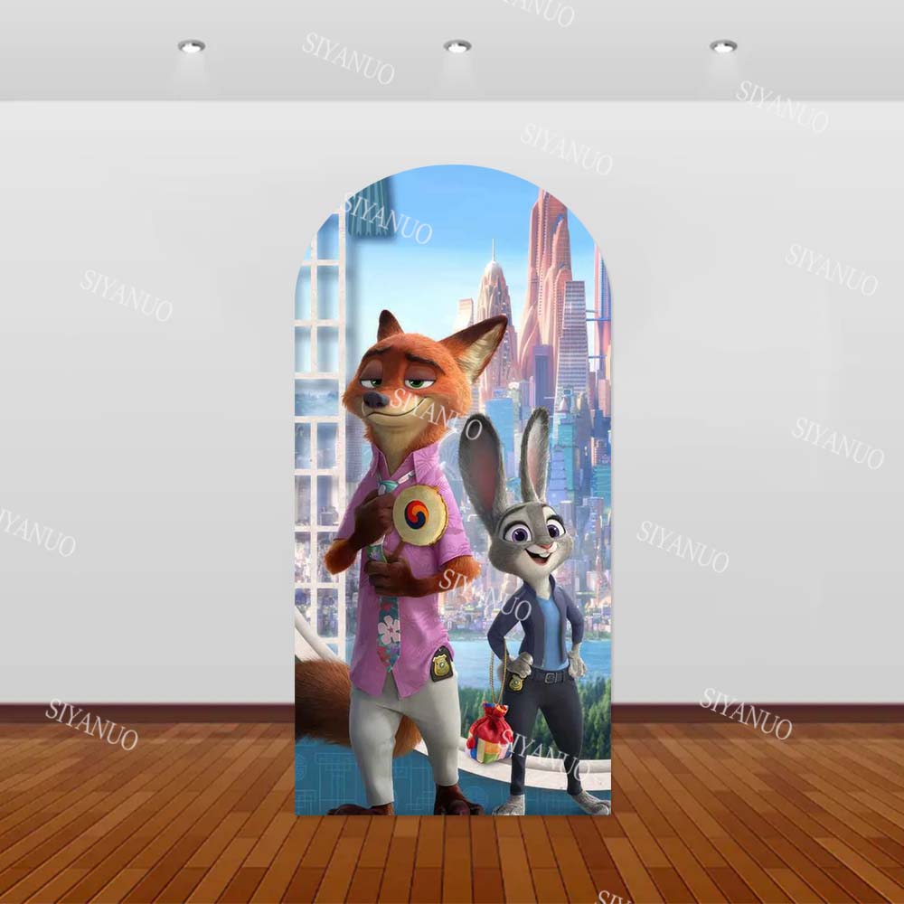 Dekorasi Latar Belakang Pesta  - Zootopia Party Games ulasan dan harga