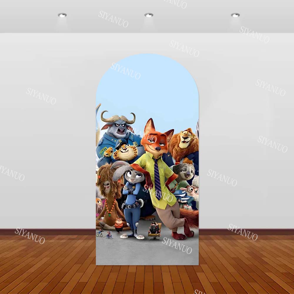 Dekorasi Latar Belakang Pesta  - Zootopia Party Games ulasan dan harga
