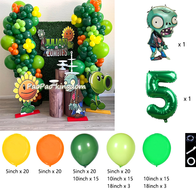 Balon Plants Vs. Zombies, Perl - Party Games Easter For Kids ulasan dan harga
