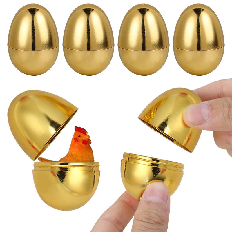 6 Buah Telur Paskah Emas Kotak - Party Games Easter For Kids ulasan dan harga