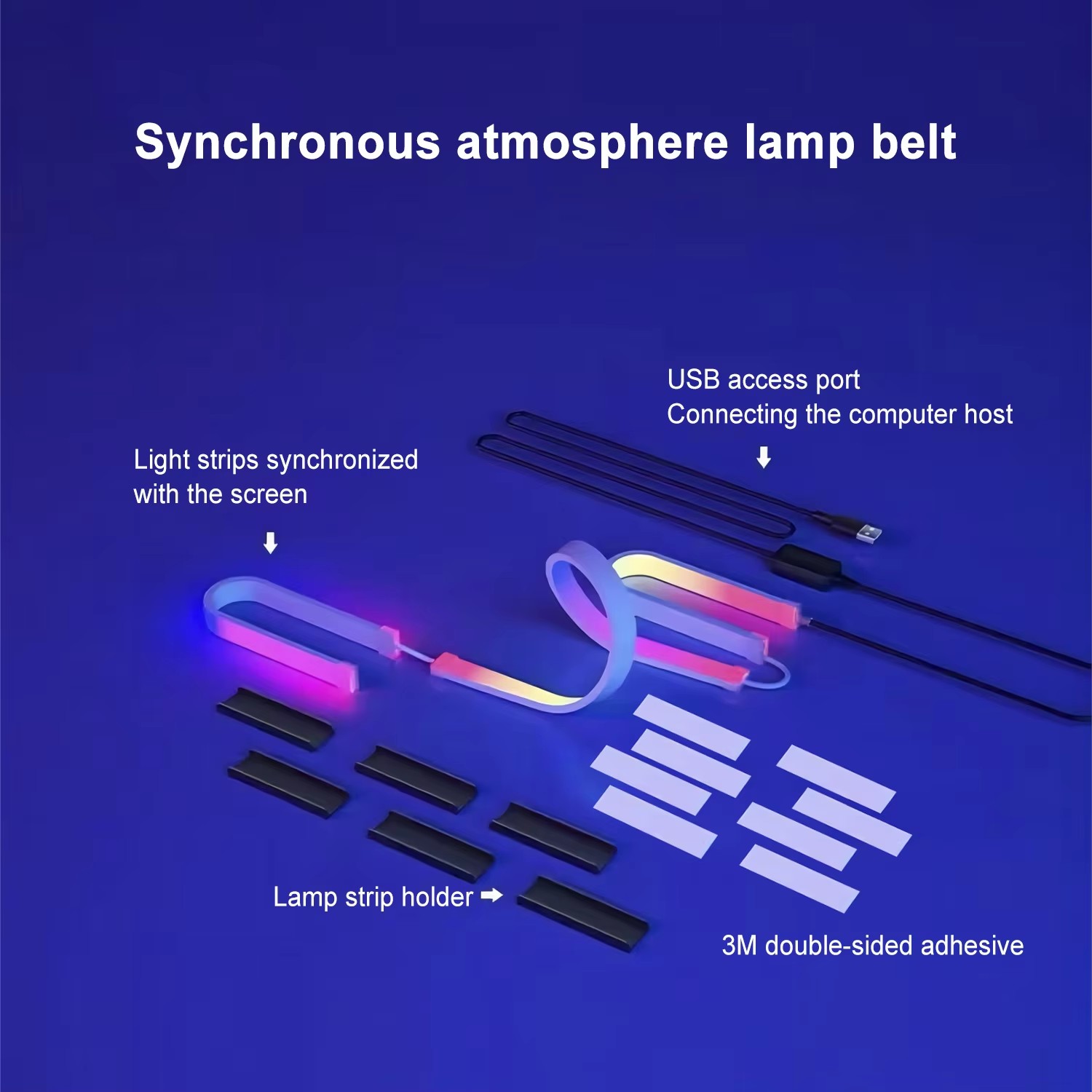 Lampu Gaming RGB Strip Lampu L - Party Games App ulasan dan harga