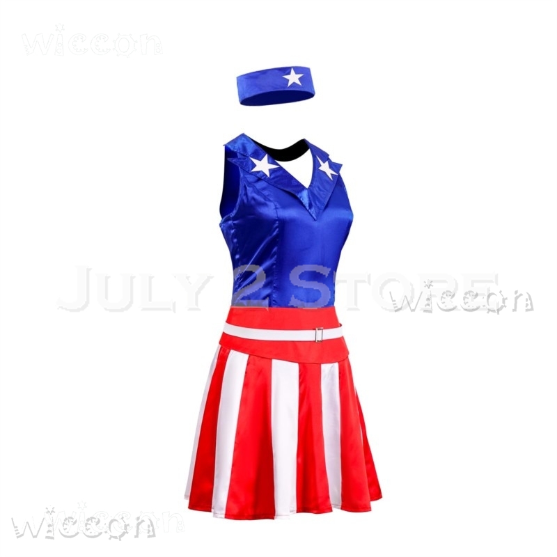 Gaun Pemandu Sorak Wanita Berm - Party Games Usa ulasan dan harga