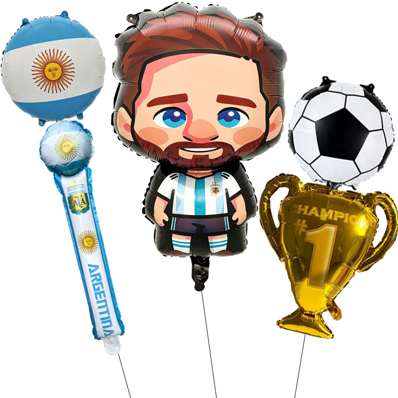 Balon Tema Sepak Bola Messi De - Party Games Easter For Kids ulasan dan harga