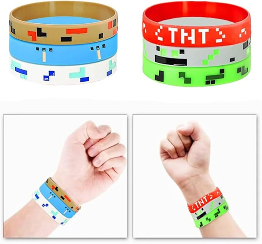 24 Buah Gelang Tema Piksel Gel - Party Games Adult Birthday ulasan dan harga