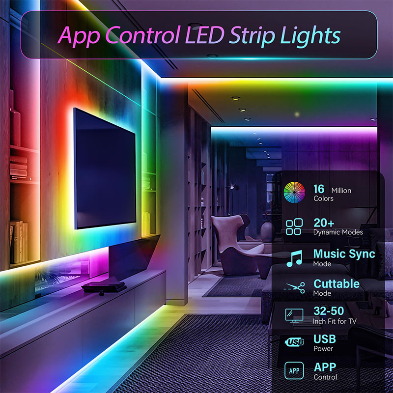 Strip LED RGB USB SMD3535 deng - Party Games App ulasan dan harga