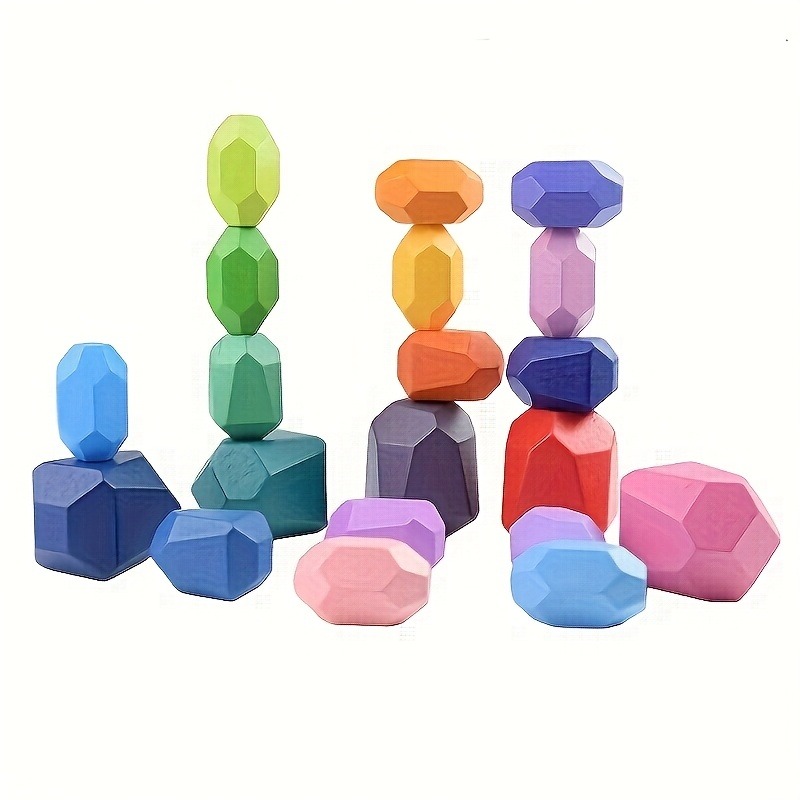 20pcs Batu Keseimbangan Kayu B - Party Games Easter For Kids ulasan dan harga